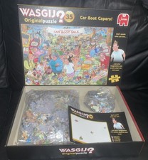 WASGIJ? 35 CAR BOOT CAPERS! 1000 PIECE JUMBO 2020 EDGE PIECES SEPARATED