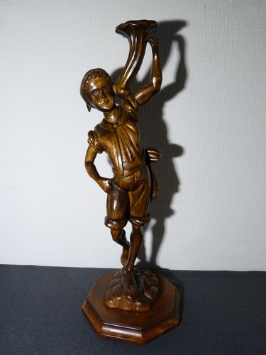 Large carved wooden - carved,