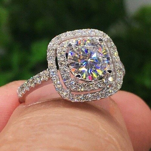 32ctw round moissanite - round,