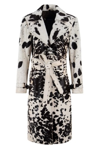 Women trench coat hair - coat, on