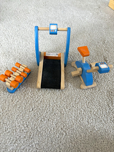 Pintoy wooden dolls house home - wooden,