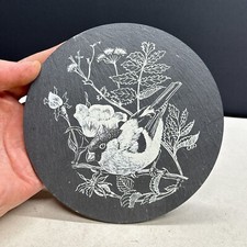 Slate Stone Heat Rest Trivet | Garden Bird Design