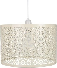 Cream Metal Circular 29cm