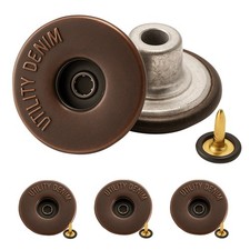 Dark Bronze 17mm Jeans Button
