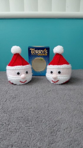 Santa chocolate orange covers - orange,