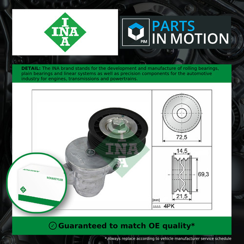 Aux belt tensioner - tensioner, ford