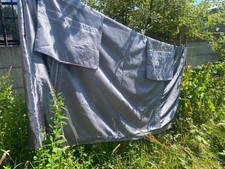 LUXURY LIVING GREY DOUBLE DUVET COVER & 2 PILLOWCASES-SATIN/SEQUINS NOT PERFECT