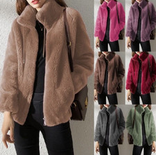 Women Teddy Bear Coat Ladies