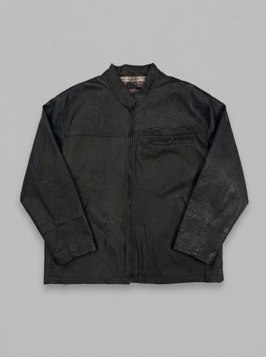 Vintage 90s black real leather - vintage,