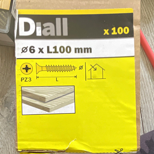 Diall wood screws - 6mm, x