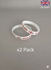 *2 Pack* England Silicone Wristbands 