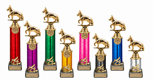 Personalised gold dog show - gold,