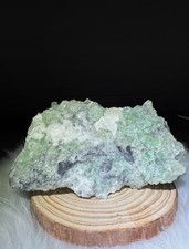 Large natural green fluorite - natural,