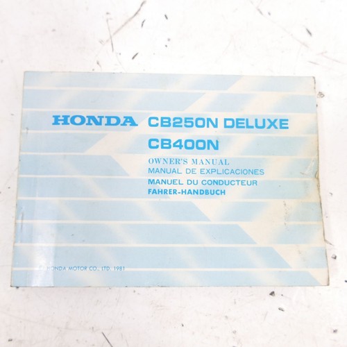 Honda 250 400 owner - honda, owner's