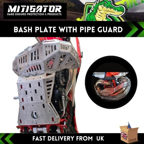 Bash plate with pipe - bash,