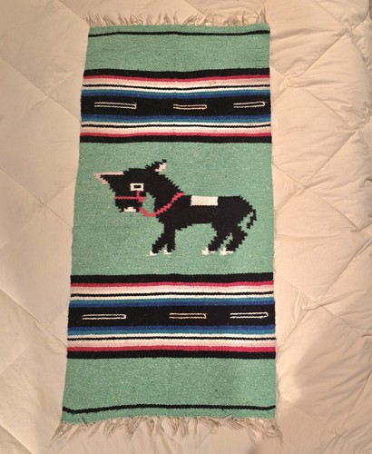 Vintage woven donkey - donkey, or