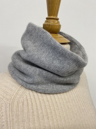 100 cashmere snood neck - cashmere,