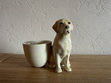 Quail pottery gold labrador - pottery,