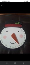 Wooden Snowman Christmas Countdown
