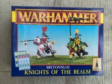 Warhammer Bretonnian Knights Of The Realm Box Complete New On Sprue NOS OOP