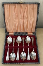 Set of 6 Cased Silver Plated