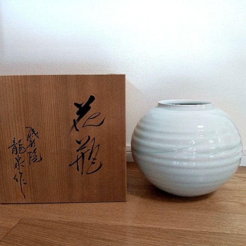 Tobe ware ryusen - kiln, celadon