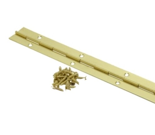 Piano hinge electro brass - hinge,