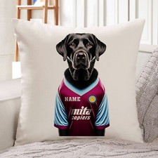 Aston Villa Labrador Cushion