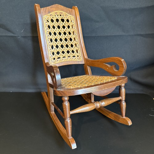 Vintage mini wooden rocking - vintage,