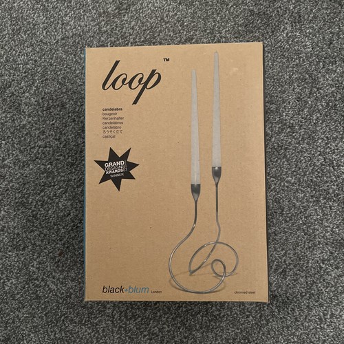 Black blum double loop - +,