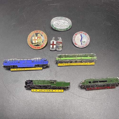 Eight vintage railway related - vintage,