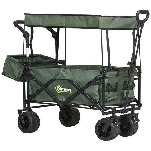 Folding push pull cart - pull,