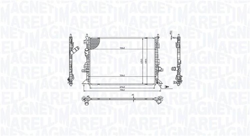Radiator engine cooling - engine, fits