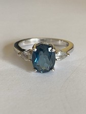 Sterling Silver Blue Topaz And