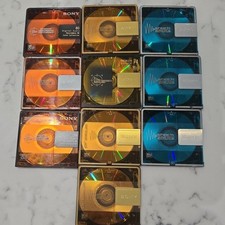 Sony Mini Discs Recordable X 10 Bundle Used.  74 & 80