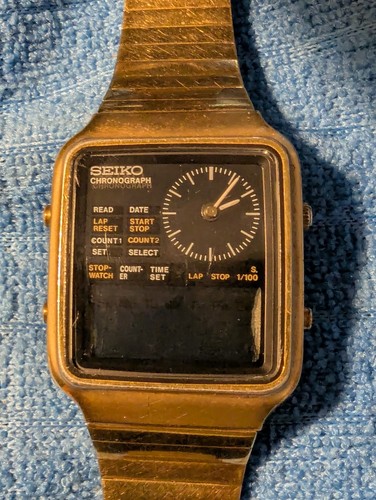 Vintage 1979 seiko h127 5000 - seiko, h127-5000