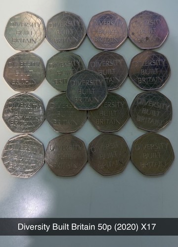 Diversity built britain 50p - diversity,