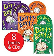 Dirty Bertie Book and CD Collection - 8 Books & CDs | S... by Little Tiger Press