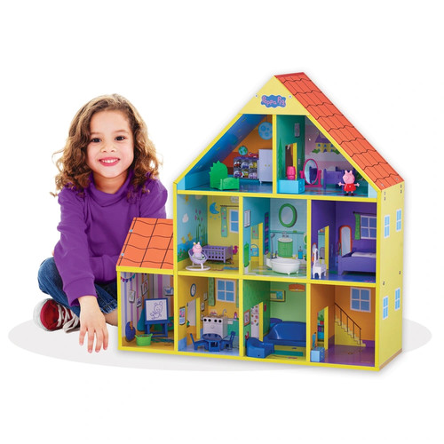 Peppa pig baby - evie, wooden