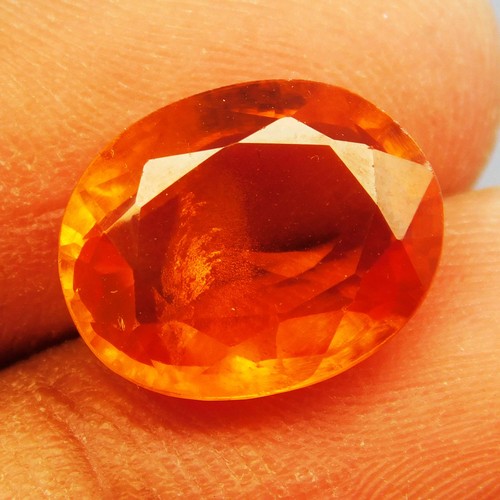 Fire orange sapphire certified - fire,