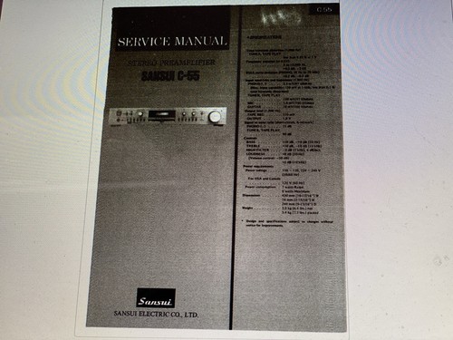 Sansui 3000 service manual - sansui,