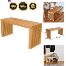 Bamboo Dining Bench, 35 inch