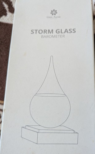 Storm glass barometer a - storm, barometer,on