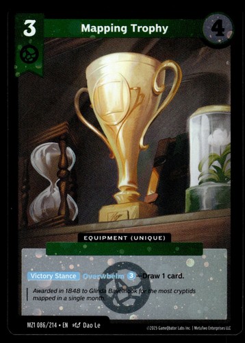 Mapping trophy 086 - trophy, 086/214