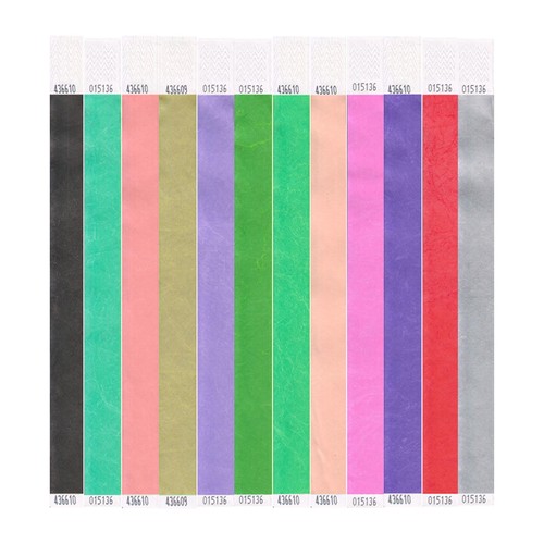 100 tyvek wristbands 25mm - 100,