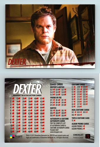 Checklist dexter season - dexter,