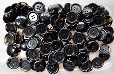 Buttons 18mm 22mm Black Brown