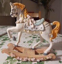 Vintage Rocking Horse Resin