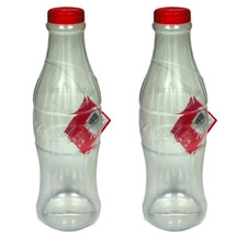 2x Coca-Cola Small Money Saving Bottle Coin Bank Retro Novelty Collectible