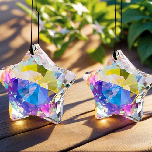 2pcs crystal sun catcher - crystal,